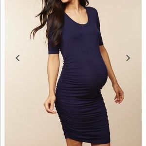 NWT Motherhood Maternity Side Ruched Dress